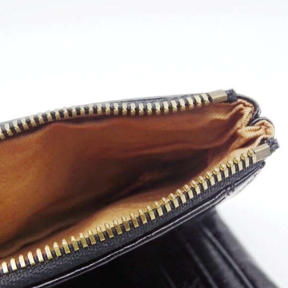 HOBO INTERNATIONAL Ray Genuine Black Distressed Leather Bifold Wallet - Picture 8 of 8